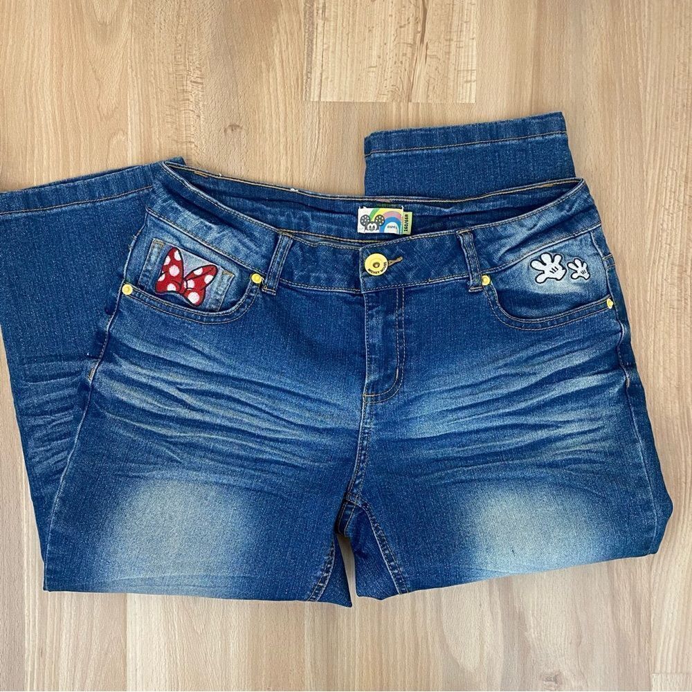 Disney Mickey Mouse Vintage Jean Capris - Picture 4 of 12